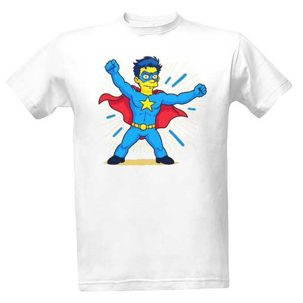 Tričko s potiskem  Maskovaný Superhrdina