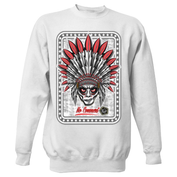 Mikina bez kapuce Unisex s potiskem No Comment Ramirez