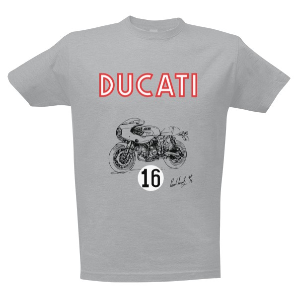 Tričko s potiskem Ducati PS (160g)