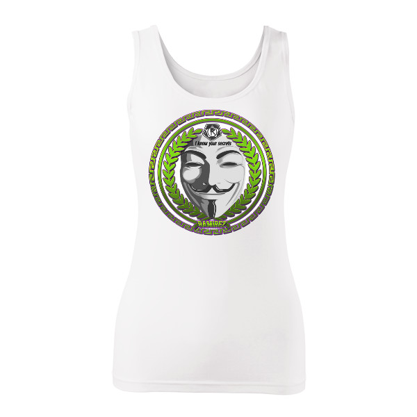 Tričko s potiskem Anonymous maska