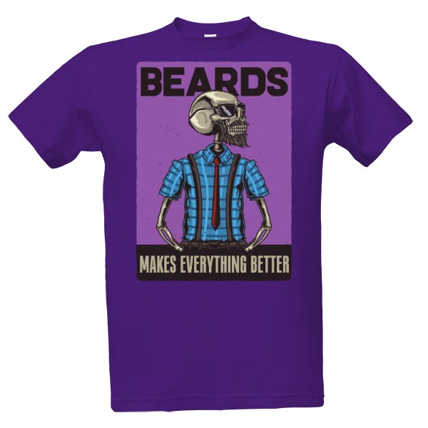 Tričko s potiskem Beards Classic Ramirez hip hop