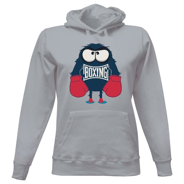 Dámská mikina s kapucí s potiskem Boxing 1 Ramirez hip hop