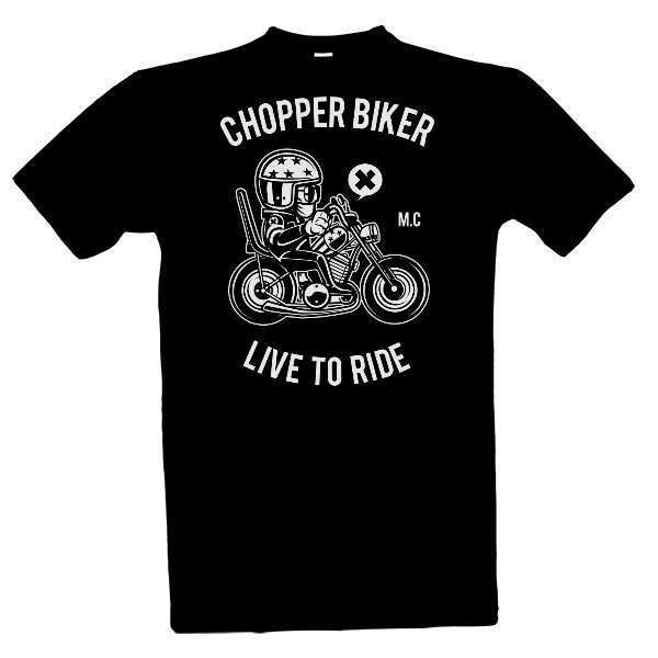 Tričko s potiskem Chopper Biker Ramirez hip hop