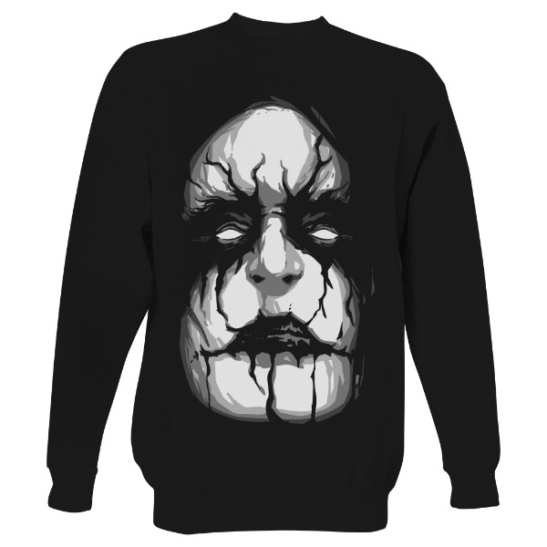 Mikina bez kapuce Unisex s potiskem Dead Metal bez kapuce hip hop
