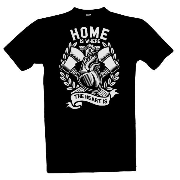 Tričko s potiskem Home Is Where The Heart Is Ramirez hip hop