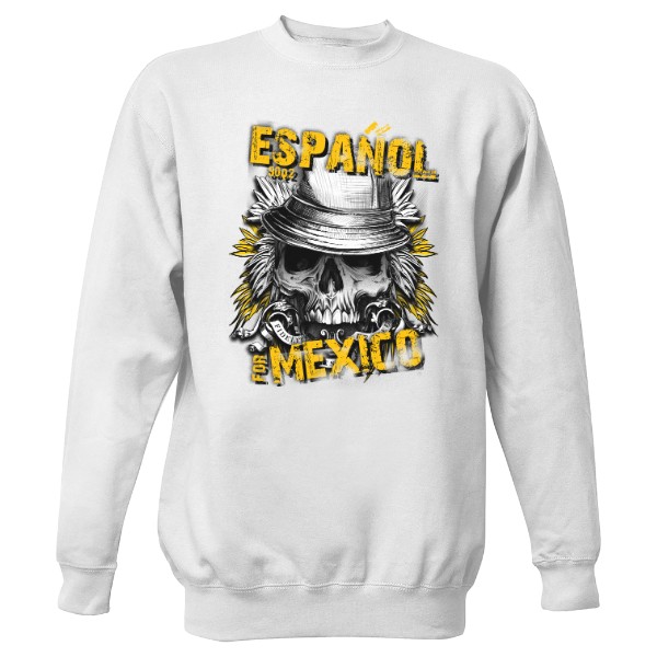 Mikina bez kapuce Unisex s potiskem Mexico Ramirez bez kapuce hip hop