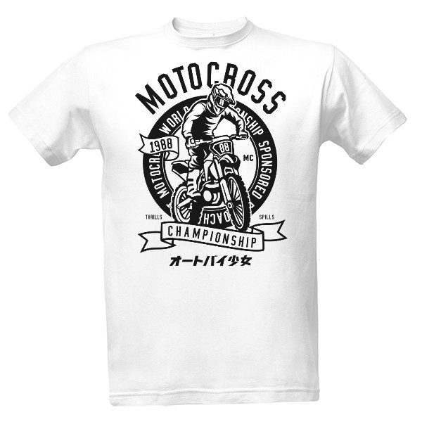 Tričko s potiskem Moto Cross Classic Ramirez hip hop