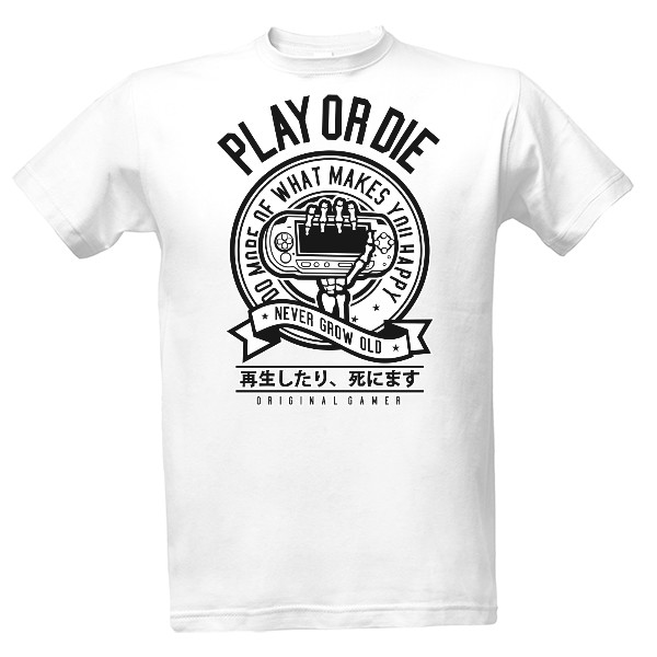 Tričko s potiskem Play Or Die Classic Ramirez hip hop