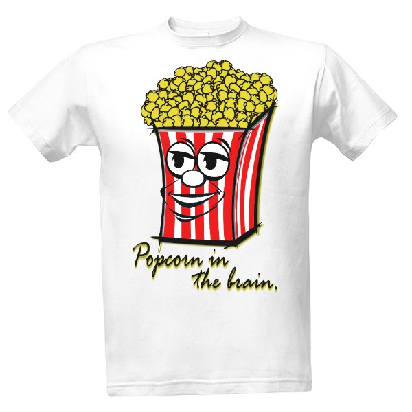 Tričko s potiskem Popcorn In The Brain Classic Ramirez hip hop