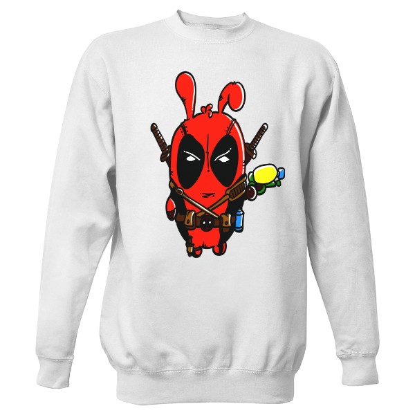 Mikina bez kapuce Unisex s potiskem Red Ninja Ramirez pánská mikina bez kapuce hip hop