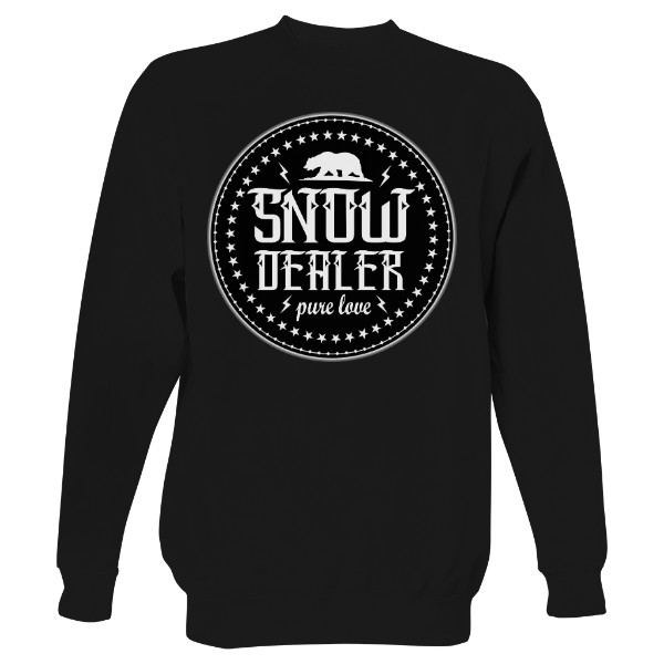 Mikina bez kapuce Unisex s potiskem Snow Dealer Ramirez bez kapuce hip hop