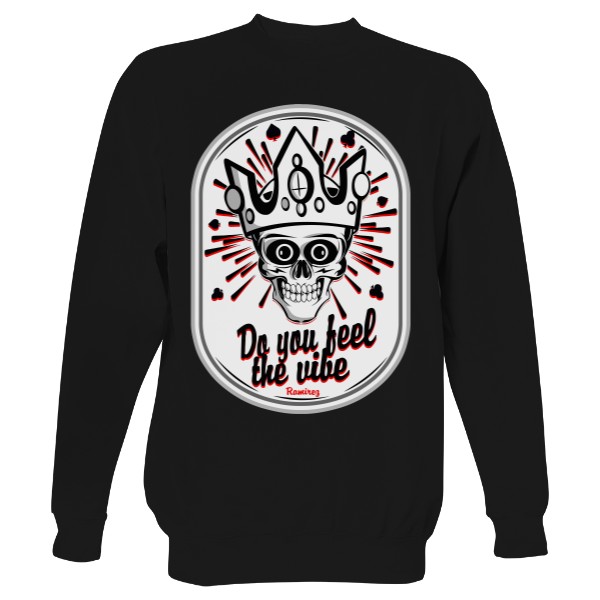 Mikina bez kapuce Unisex s potiskem The Vibe Ramirez pánská mikina bez kapuce hip hop