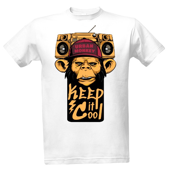 Tričko s potiskem Urban Monkey Classic Ramirez hip hop